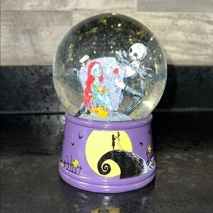 Nightmare Before Christmas Snow Globe – Purple Sally & Jack Design